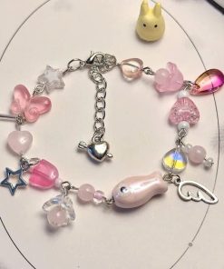 vòng tay chuỗi charm cá