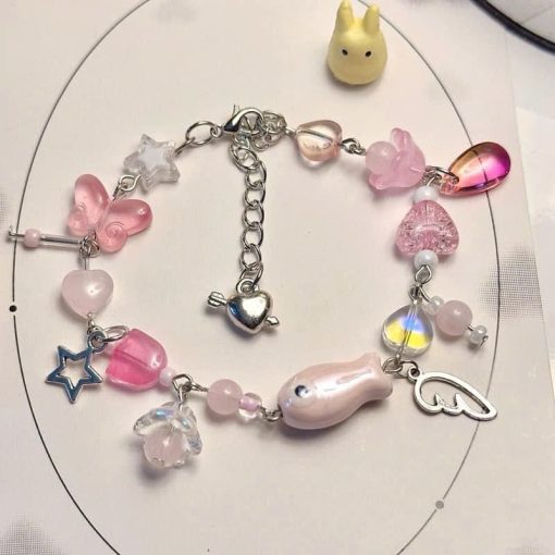 vòng tay chuỗi charm cá