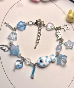 vòng tay chuỗi charm cá