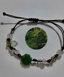 Vòng tay handmade cỏ bốn lá v1